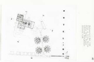 Hotel am Botanischen Garten, Berlin-Lichterfelde (Diplomarbeit bei Willy Kreuer): Grundriss 1. Obergeschoss 1:200