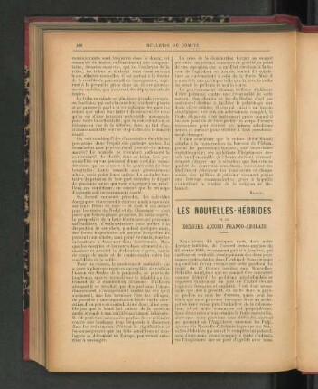 Les Nouvelles-Hébrides.