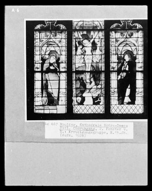 2. Fenster von Norden mit Kreuzigungsgruppe