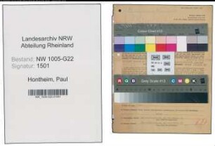 Entnazifizierung Paul Hontheim , geb. 08.05.1906 (Abt.Leiter)