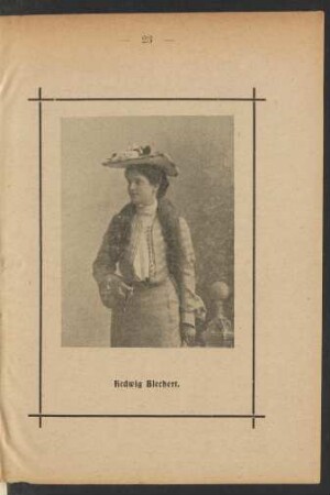 Hedwig Blechert.