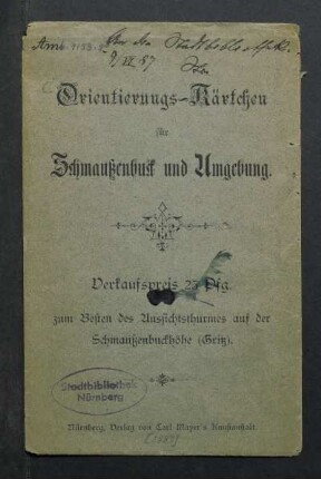 Orientierungs-Kärtchen für Schmaußenbuck und Umgebung