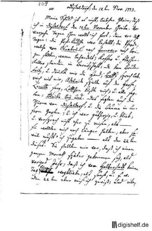 209: Brief von Johann Georg Jacobi an Johann Wilhelm Ludwig Gleim