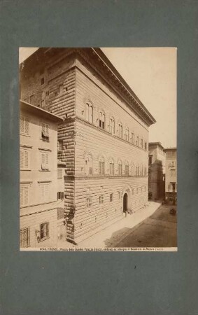 Palazzo Strozzi, Florenz: Seitenansicht