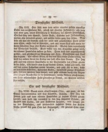 Ein und dreyßigster Abschnitt. - Fünf und dreyßigster Abschnitt.