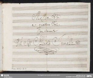 Masses - Mus.3032-D-4 : V (5), Coro, strings - F; HocJ A1.4, HocJ A1.5