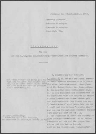 Bernloch-Meidelstetten: Pfarrbericht 1939