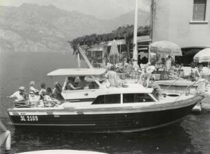 Motorbootfahrt auf dem Garda-See