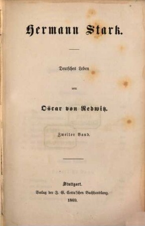 Hermann Stark : deutsches Leben, 2