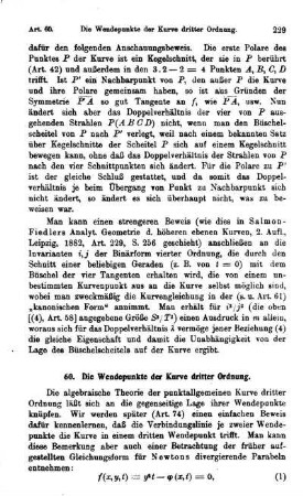 60. Die Wendepunkte der Kurven dritter Ordnung