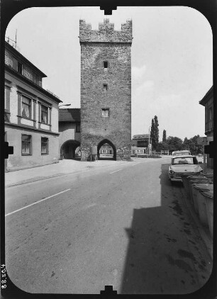 Saalfeld. Darrtor (16. Jh.). Stadtseite