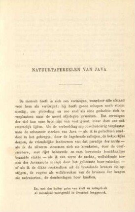 Natuurtafereelen van Java
