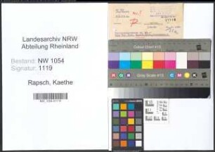 Entnazifizierung Kaethe Rapsch , geb. 14.06.1895 ()