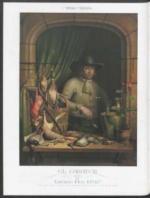 "El cazador", óleo