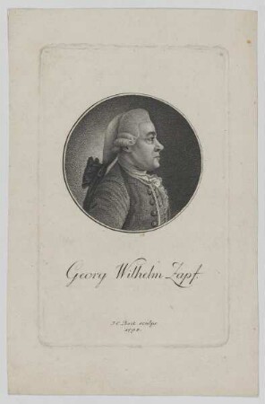 Bildnis des Georg Wilhelm Zapf