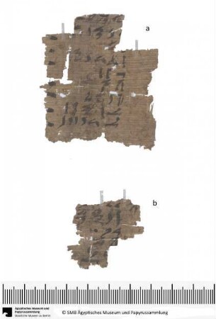Hieratische Papyrusfragmente, Namensliste