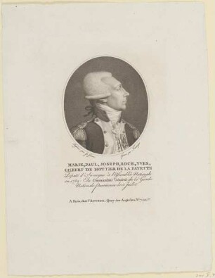Bildnis des Marie, Paul, Jospeh, Roch, Yves, Gilbert de Mottier de la Fayette