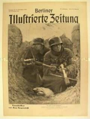 Wochenzeitschrift "Berliner Illustrierte Zeitung" u.a. über den Luftkrieg