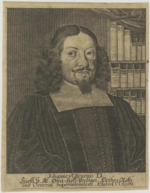 Bildnis des Johannes Olearius