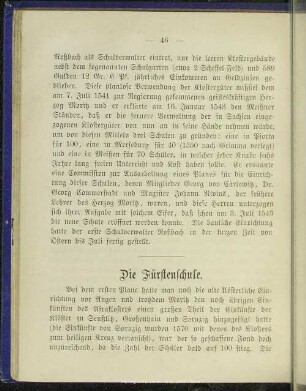 Die Fürstenschule