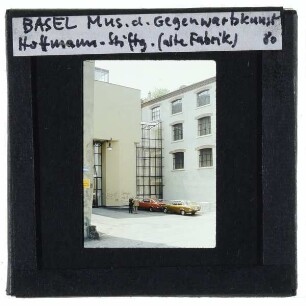 Basel, Museum für Gegenwartskunst, St. Alban-Rheinweg