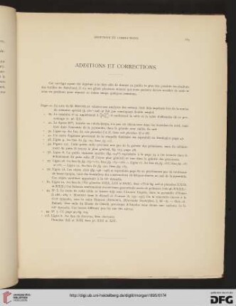 Additions and corrections
