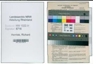 Entnazifizierung Richard Hemleb , geb. 04.02.1871 (Kaufmann)