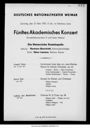 Fünftes Akademisches Konzert