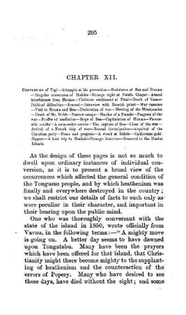 Conversion of Tugi - Attempts at his perversion - Resistance at Bea and Houma - Singular conversion of Hafoka - Strange sight at Neiafu Chapel - Armed interference from Houma - Christian settlement at Fatai - D