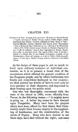 Conversion of Tugi - Attempts at his perversion - Resistance at Bea and Houma - Singular conversion of Hafoka - Strange sight at Neiafu Chapel - Armed interference from Houma - Christian settlement at Fatai - D