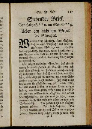 Siebender Brief.