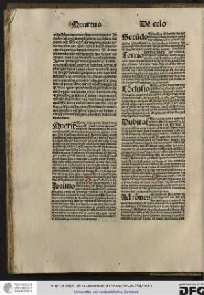 Queritur tertio utrum ex parte qualitatum motivarum posset concludi numerus quaternarius elementorum, arguitur primo quod non...