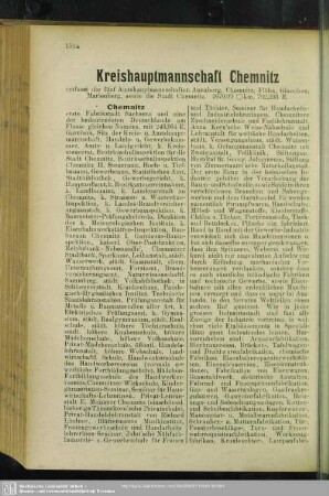 Kreishauptmannschaft Chemnitz