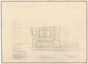 Gartenanlage Firma Union Rheinbenzin, Wesseling: Lageplan (Großgrünplan) 1:500