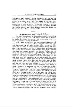 Universität und Volksschullehrer