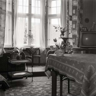 Fotografie eines Wohnzimmers