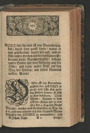 [Die Hertzliche Barmhertzigkeit unsers Gottes/]