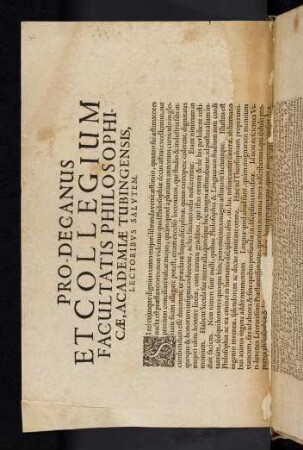 Pro-Decanus et Collegium ...