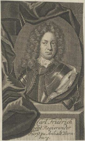 Bildnis von Carl Friedrich, Fürst von Anhalt-Bernburg