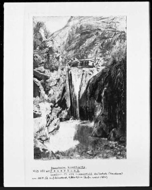 Wasserfall bei Castel Toblino