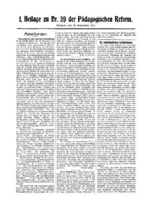 Ein heimatkundliches Lichtbilderwerk : 1. Beilage zu Nr. 39 der Pädagogischen Reform