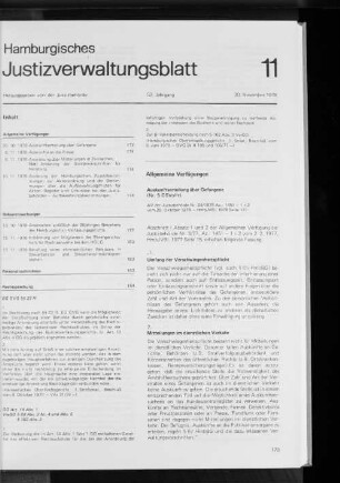 Allgmeine Verfügungen