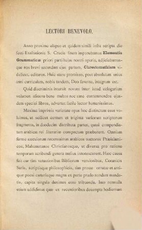 Elementa grammaticae Arabicae cum chrestomathia, lexico variisque notis : Auctoribus PP. A. Durand et L. Scheikho S. J., 2
