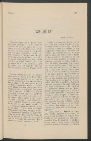 "Croquís"