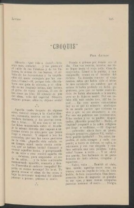 "Croquís"