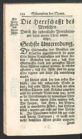 Sechste Unterredung.