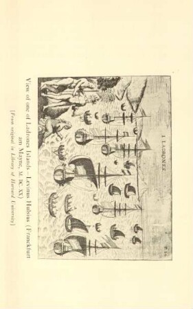 View of one of Ladrones Islands - Levinus Hulsius (Franckfurt am Mayne, M.DC.XX)