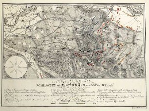 WHK 32 Krieg mit Frankreich 1792-1805: Plan der Schlacht bei Schliengen, 24. Oktober 1796