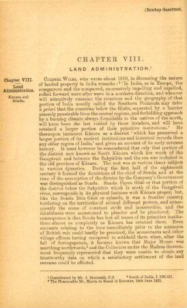 Chapter VIII. Land administration