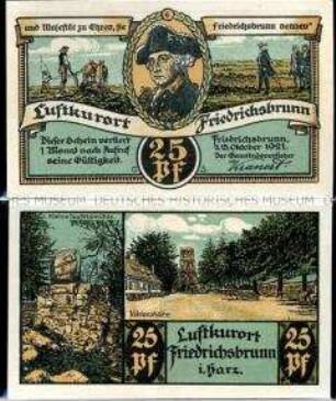 Friedrichsbrunn 25 Pfennig, Notgeldserie
